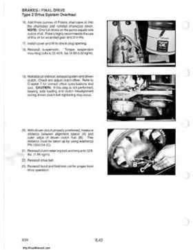 1985-1995 Polaris Snowmobiles Master Repair Manual, Page 508