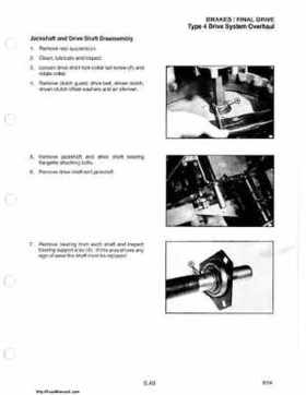 1985-1995 Polaris Snowmobiles Master Repair Manual, Page 517