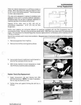 1985-1995 Polaris Snowmobiles Master Repair Manual, Page 544