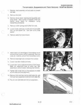 1985-1995 Polaris Snowmobiles Master Repair Manual, Page 550