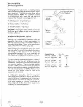 1985-1995 Polaris Snowmobiles Master Repair Manual, Page 577
