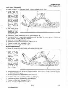 1985-1995 Polaris Snowmobiles Master Repair Manual, Page 582