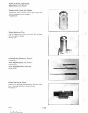 1985-1995 Polaris Snowmobiles Master Repair Manual, Page 635