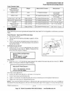 1996-1998 Polaris Snowmobile Service Manual, Page 76