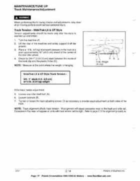 1996-1998 Polaris Snowmobile Service Manual, Page 77