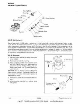 1996-1998 Polaris Snowmobile Service Manual, Page 97