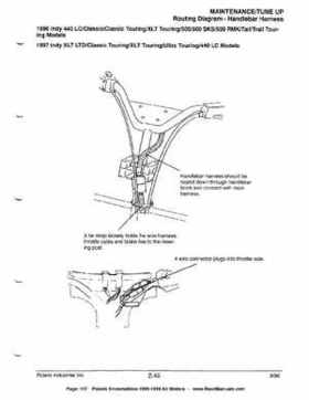 1996-1998 Polaris Snowmobile Service Manual, Page 117