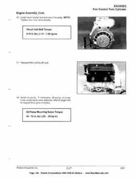 1996-1998 Polaris Snowmobile Service Manual, Page 182