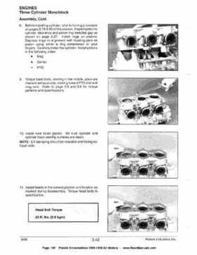1996-1998 Polaris Snowmobile Service Manual, Page 197