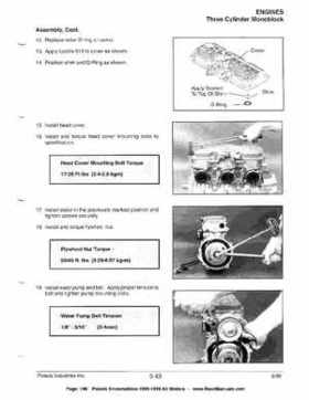 1996-1998 Polaris Snowmobile Service Manual, Page 198