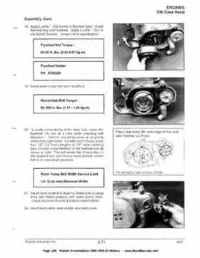 1996-1998 Polaris Snowmobile Service Manual, Page 226