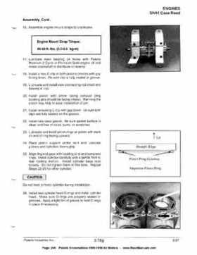 1996-1998 Polaris Snowmobile Service Manual, Page 240