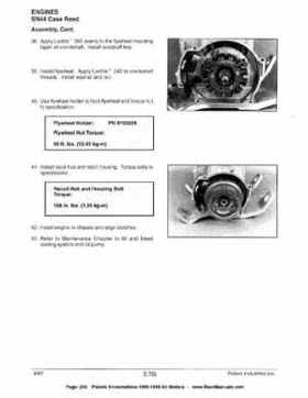 1996-1998 Polaris Snowmobile Service Manual, Page 243