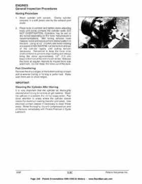 1996-1998 Polaris Snowmobile Service Manual, Page 245