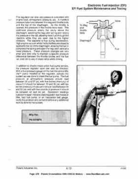 1996-1998 Polaris Snowmobile Service Manual, Page 279