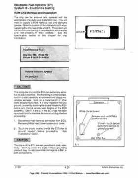 1996-1998 Polaris Snowmobile Service Manual, Page 286
