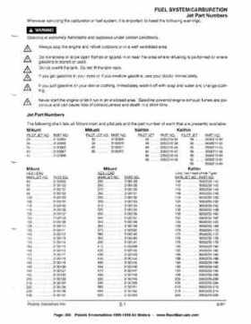 1996-1998 Polaris Snowmobile Service Manual, Page 303