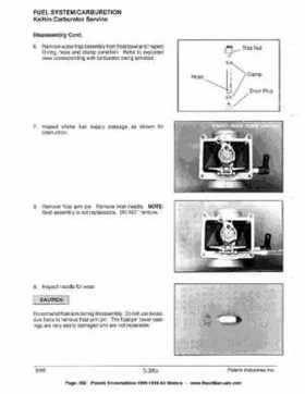 1996-1998 Polaris Snowmobile Service Manual, Page 362