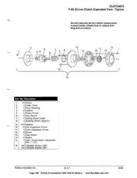 1996-1998 Polaris Snowmobile Service Manual, Page 399