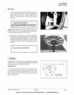 1996-1998 Polaris Snowmobile Service Manual, Page 405