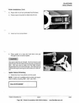1996-1998 Polaris Snowmobile Service Manual, Page 409