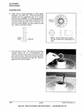 1996-1998 Polaris Snowmobile Service Manual, Page 420