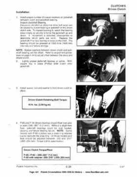 1996-1998 Polaris Snowmobile Service Manual, Page 421