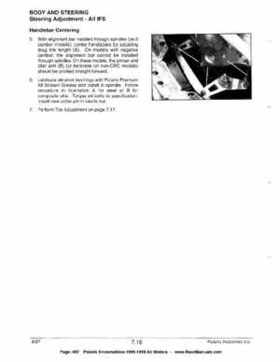 1996-1998 Polaris Snowmobile Service Manual, Page 467