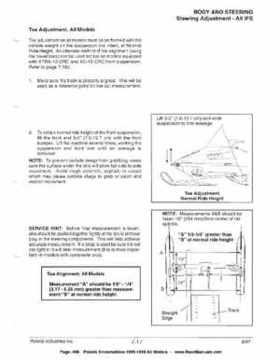 1996-1998 Polaris Snowmobile Service Manual, Page 468