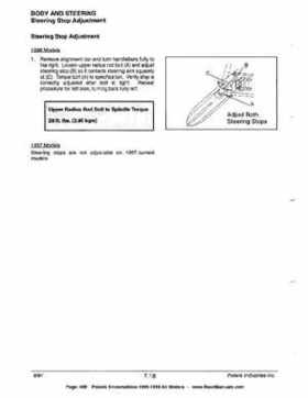 1996-1998 Polaris Snowmobile Service Manual, Page 469