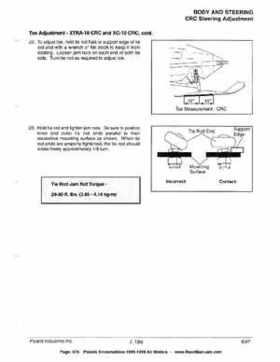 1996-1998 Polaris Snowmobile Service Manual, Page 474