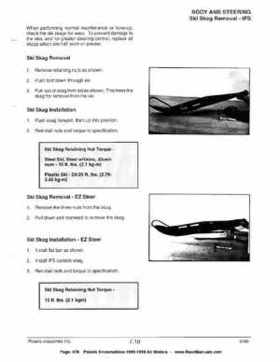 1996-1998 Polaris Snowmobile Service Manual, Page 478