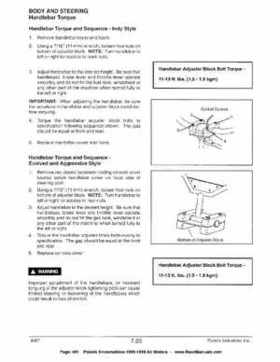 1996-1998 Polaris Snowmobile Service Manual, Page 481