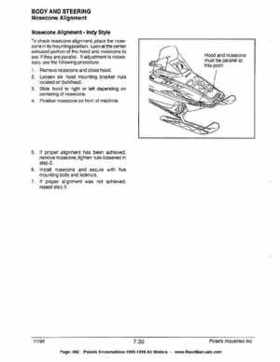 1996-1998 Polaris Snowmobile Service Manual, Page 492