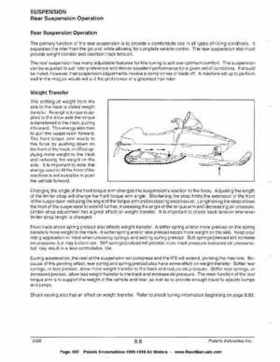 1996-1998 Polaris Snowmobile Service Manual, Page 507