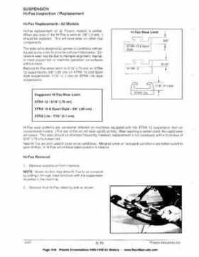 1996-1998 Polaris Snowmobile Service Manual, Page 516