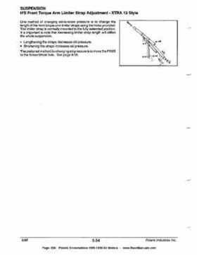 1996-1998 Polaris Snowmobile Service Manual, Page 554