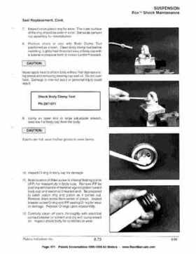 1996-1998 Polaris Snowmobile Service Manual, Page 571