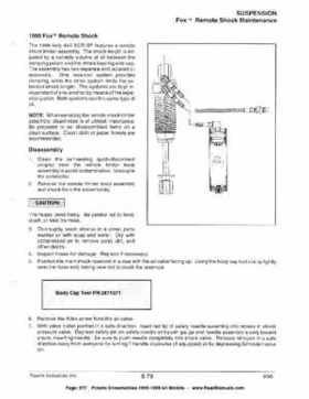 1996-1998 Polaris Snowmobile Service Manual, Page 577