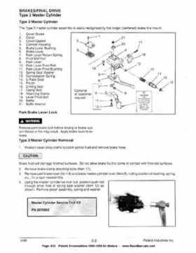 1996-1998 Polaris Snowmobile Service Manual, Page 613