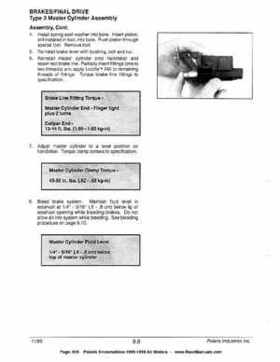 1996-1998 Polaris Snowmobile Service Manual, Page 615