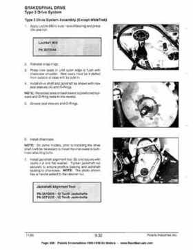 1996-1998 Polaris Snowmobile Service Manual, Page 639