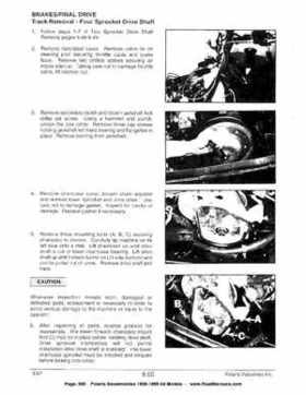 1996-1998 Polaris Snowmobile Service Manual, Page 666