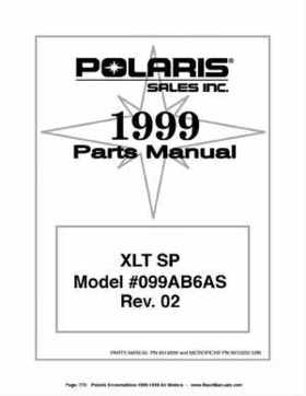 1996-1998 Polaris Snowmobile Service Manual, Page 773