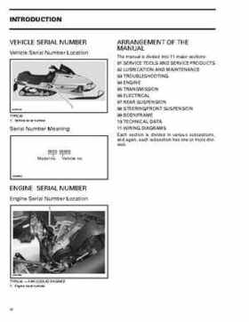 1999 Ski-Doo Factory Shop Manual Volume One, Page 9