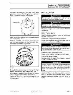 2001 Ski-Doo Factory Shop Manual Volume Three, Page 172