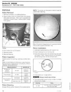 2009-2010 Ski-Doo REV-XP/XR 2 Stroke and REV-XR 1200 4-TEC Service Manual, Page 166