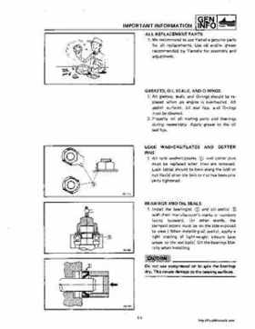 1988-1991 Yamaha Sno Scoot SV 80/E Snowmobile Service Manual, Page 7