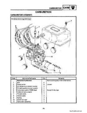 1994-2001 Yamaha Venture/V-Max 500 Series Snowmobile Service Manual, Page 308