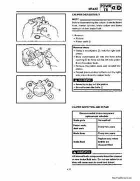 1994-2001 Yamaha Venture/V-Max 500 Series Snowmobile Service Manual, Page 449